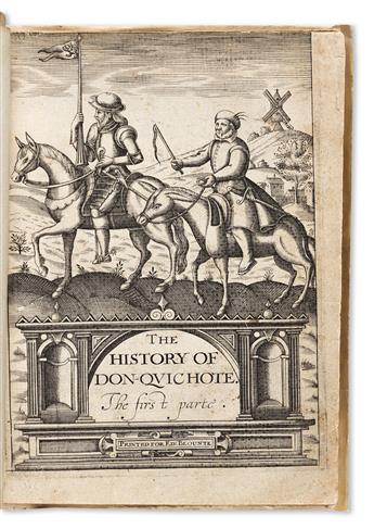 Cervantes, Miguel de (1547-1616) The History of Don-Quichote [Quixote]. The First [and Second] Part.